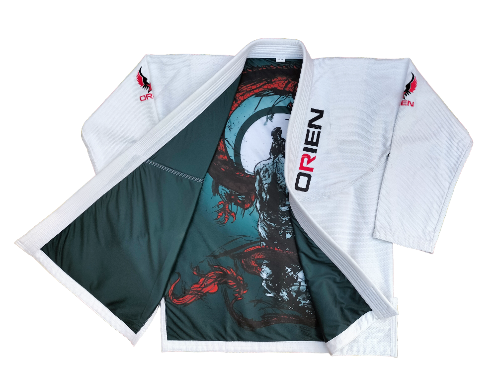 Bjj Gi Bjj Gi with lining Brazilian jiujitsu Samurai Bjj Gi White