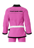 Jiu jitsu Pink Kimono For Women's 