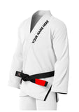 Custom embroidery name bjj Gi white 