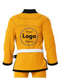 Bjj Yellow Gi back embroidery 