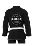 Custom bjj Gi black embroidery on back 