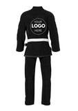 Custom jiujitsu bjj Gi black embroidery 