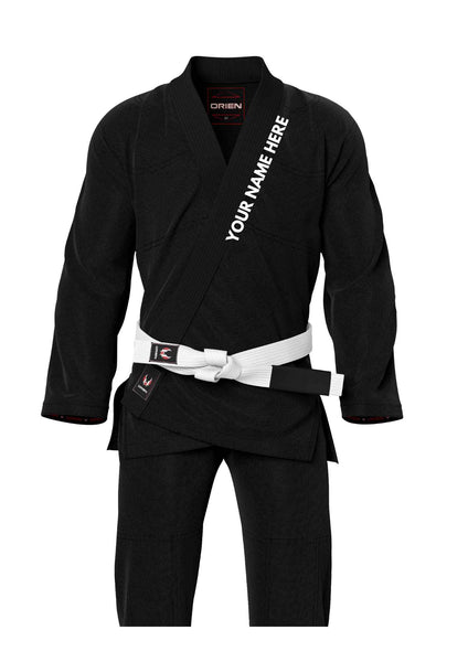 Custom bjj Gi black embroidery 