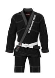 Custom fit bjj Gi black embroidery 