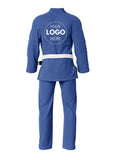  bjj gi blue adult light weight back 