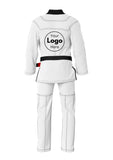 Custom made bjj Gi white c