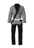 Custom bjj Gi grey and black trim