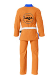 Custom made orange bjj Gi 