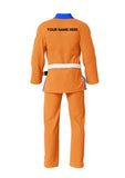 Jiujitsu bjj Gi orange back