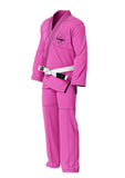 Custom bjj Gi pink embroidered 