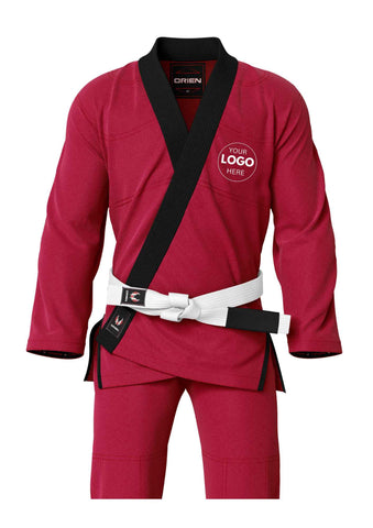 Custom red Brazilian Jiu jitsu Gi 