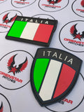 Pvc Patches Italian flag patch 